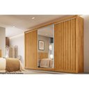 Ver imagem 1 de Guarda Roupas 3 Portas de Correr York C/6 Gavetas e Ripada Peroba - Europa
