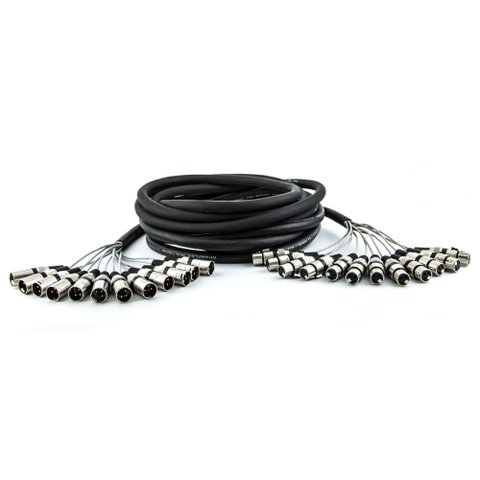 Multicabos Xlr 12 Vias Cirilo Cabos - 4 Metros