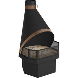 Lareira de Canto / Meio de Parede Suíça Metávila 694F - 1 Lareira de Canto / Meio de Parede Suíça Metávila 694F - 1