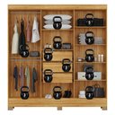Ver imagem 3 de Guarda Roupa Roupeiro Prático 6 Portas 3 Gavetas Cinamon Touch Off White Demóbile