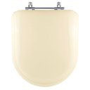 Ver imagem 1 de Assento Sanitário Almofadado Omega Creme para Vaso Deca