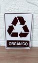 Ver imagem 3 de Placa Adesiva Sinalização Lixo Organico 15x20 Cm Adesivo