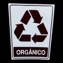 Ver imagem 2 de Placa Adesiva Sinalização Lixo Organico 15x20 Cm Adesivo