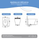 Ver imagem 3 de Vaso Sanitário Convencional -  Barocco Premium Acqua