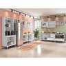 Cozinha Modulada Milla 11 Peças Branco Puxador Aluminio - 9