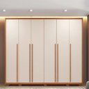 Ver imagem 2 de Guarda Roupa Casal Valentino 265 Cm 6 Portas de Bater com 6 Gavetas Mdf Freijo/offwhite G11 - Gran B