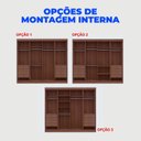 Ver imagem 4 de Guarda-Roupa Casal MDF 8 Portas Ripado Império