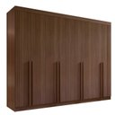 Ver imagem 2 de Guarda-Roupa Casal MDF 8 Portas Ripado Império