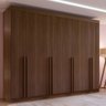 Guarda-Roupa Casal MDF 8 Portas Ripado Império - 1