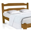 Ver imagem 2 de Cama de Casal Bonafé de Madeira Maciça Reforçada Imbuia