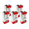 5 Bateria Recarregável 9v 240mah Mox Original Altaqualidade - 2
