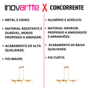 Ver imagem 2 de Luminária Pendente Jabuticaba Cor Dourado Globos Opaco Branco Inl100
