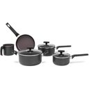 Ver imagem 2 de Jogo de Panelas Antiaderente Ceramic Life 5 Peças Preserve Cinza Brinox
