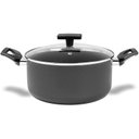 Ver imagem 5 de Jogo de Panelas Antiaderente Ceramic Life 5 Peças Preserve Cinza Brinox