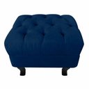 Ver imagem 2 de Puff Luiz Retro Xv Cinza Slk Decor Azul Royal