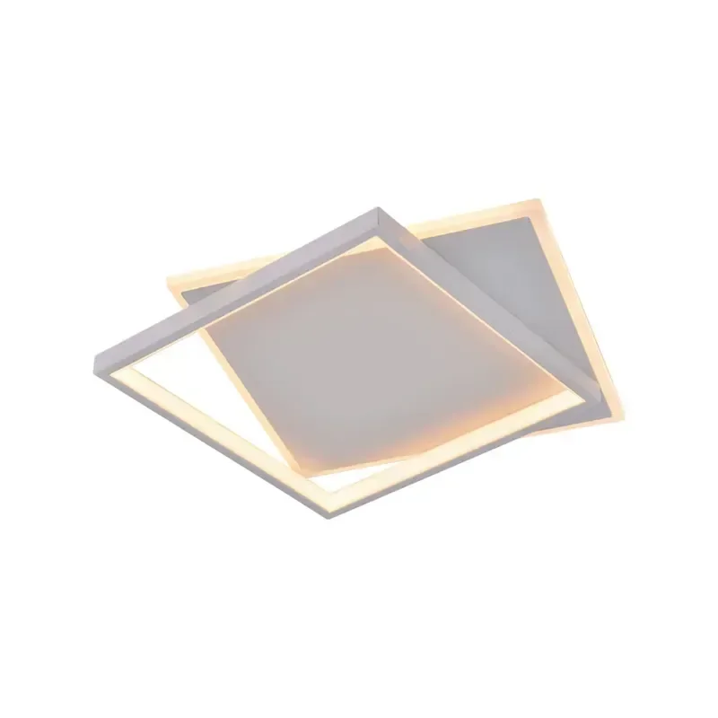 Plafon Led Quadrado Sobreposto Branco 40cm Sindora - 1