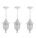 Ver imagem 1 de 3 Pendente Externo Medieval Branco Vintage Varanda Alu37