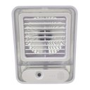 Ver imagem 1 de Ventilador Umidificador Agua 3 Velocidades Touch USB LED Verao Calor Casa Mesa Trabalho Estudo Silen