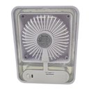 Ver imagem 7 de Ventilador Umidificador Agua 3 Velocidades Touch USB LED Verao Calor Casa Mesa Trabalho Estudo Silen