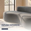 Ver imagem 4 de Sofá 3 Lugares na Caixa 180 cm Orgânico Arco Bouclê B05 - D'Rossi