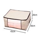 Ver imagem 3 de Caixa Organizador de Roupas Flexivel com Ziper Multiuso para Guarda Roupa Cama Edredom e Closets Sac