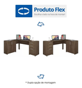 Ver imagem 6 de Mesa em L para Escritório Notável Office Nt 2005 Nogal Trend - Notável