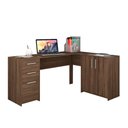 Ver imagem 1 de Mesa para Escritório em L Notável Office Nt 2005 Nogal Trend