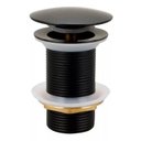 Ver imagem 3 de Valvula Click Lavatorio Pia Banheiro Ralo 1 1/4 Inox Preto Fosco