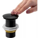 Ver imagem 4 de Valvula Click Lavatorio Pia Banheiro Ralo 1 1/4 Inox Preto Fosco