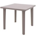 Ver imagem 1 de Mesa Plástica Quadrada Tramontina Camurça 80,5x72cm Summa Sancho em Polipropileno