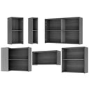 Ver imagem 2 de Cozinha Completa Rainha 21 Peças (6 Armários + 6 Balcões + 1 Ilha + 8 Peças) C6p75 Nature-verde