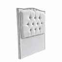 Ver imagem 2 de Cabeceira Cama Solteiro Greta 90cm Estofada Veludo Design Clássico