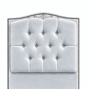 Ver imagem 3 de Cabeceira Cama Solteiro Greta 90cm Estofada Veludo Design Clássico