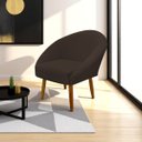 Ver imagem 1 de Poltrona Decorativa para Sala Recepção Manicure Consultório Stella Suede