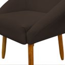 Ver imagem 3 de Poltrona Decorativa para Sala Recepção Manicure Consultório Stella Suede