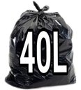 Ver imagem 1 de Saco de Lixo 30 Litros Preto 100 Sacos Resistente Fabricante Cor:preto