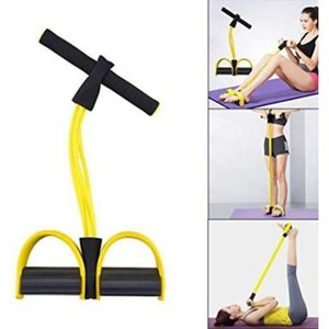 Extensor Elástico C/pedal para Exercício Fitness Funcional