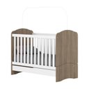Ver imagem 1 de Berço Mini Cama Bala de Menta Henn Rustico/branco