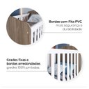 Ver mais imagens de Berço Mini Cama Bala de Menta Henn Rustico/branco