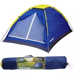 Barraca de Acampamento para 3 Pessoas Impermeável Mor - 2