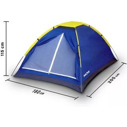Barraca de Acampamento para 3 Pessoas Impermeável Mor - 3