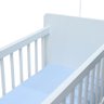 Mini Berço Moisés Branco Portátil Com Colchão Gratis Rodinhas com trava Suporte Mosqueteiro - - 4