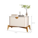 Ver imagem 3 de Mesa Auxiliar de Cabeceira Juazeiro Off White