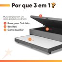 Ver imagem 6 de Cama Bibox Baú com Colchão Fort Solteiro e Cama Auxiliar Conjugada 88x188x67cm Bela