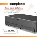 Ver imagem 7 de Cama Bibox Baú com Colchão Fort Solteiro e Cama Auxiliar Conjugada 88x188x67cm Bela