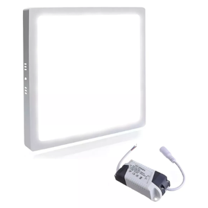 Luminária Plafo Led Sobrepor Quadrado 24w 30x30 Branco Frio