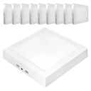 Ver imagem 3 de Luminária Plafo Led Sobrepor Quadrado 24w 30x30 Branco Frio