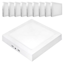 Ver imagem 3 de Luminária Plafo Led Sobrepor Quadrado 24w 30x30 Branco Frio