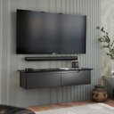 Ver imagem 6 de Rack Aparador Suspenso Flex com 2 Portas Flop Preto