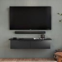 Ver imagem 4 de Rack Aparador Suspenso Flex com 2 Portas Flop Preto